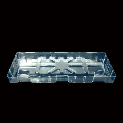 Blister Packaging Customized Clear PET Molded Plastic Insert Tray for Electronic Parts