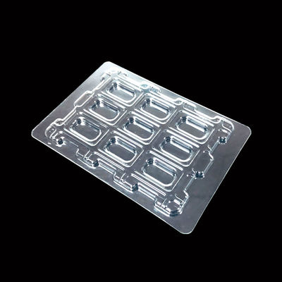 Clear PET Blister Tray Stackable and Customized for Electronic Components Packaging