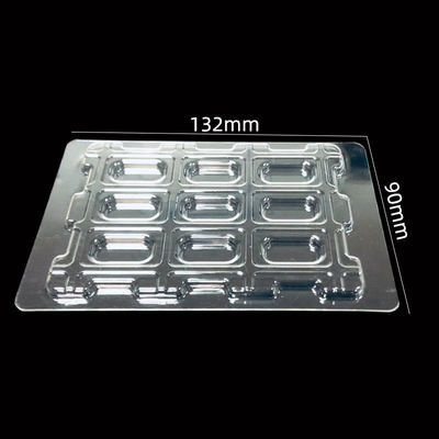 Clear PET Blister Tray Stackable and Customized for Electronic Components Packaging