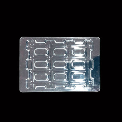 Clear PET Blister Tray Stackable and Customized for Electronic Components Packaging