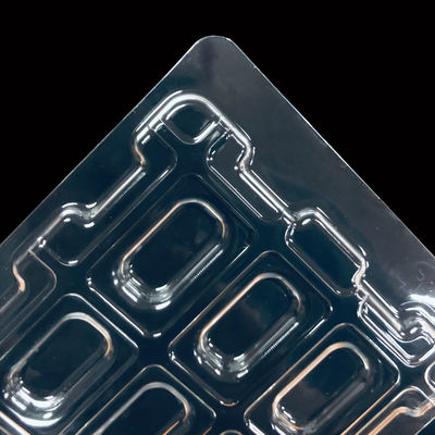 Clear PET Blister Tray Stackable and Customized for Electronic Components Packaging