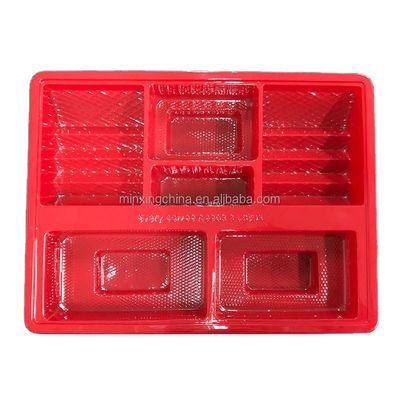 Matt Lamination PET Food Container Blister Packaging Tray for Cookie Biscuit Cracker