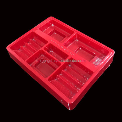 Matt Lamination PET Food Container Blister Packaging Tray for Cookie Biscuit Cracker