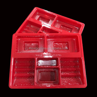 Matt Lamination PET Food Container Blister Packaging Tray for Cookie Biscuit Cracker
