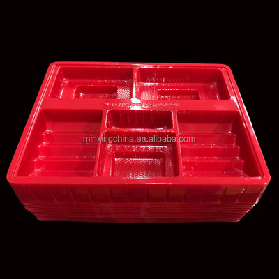 Matt Lamination PET Food Container Blister Packaging Tray for Cookie Biscuit Cracker