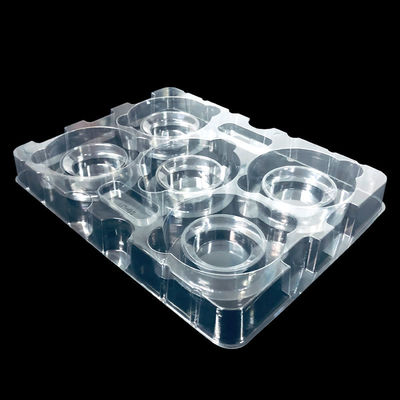 Customized Stackable Clear PET Molded Tray for Hardware Semiconductor Components