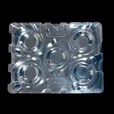 Customized Stackable Clear PET Molded Tray for Hardware Semiconductor Components