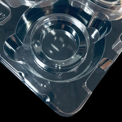 Customized Stackable Clear PET Molded Tray for Hardware Semiconductor Components