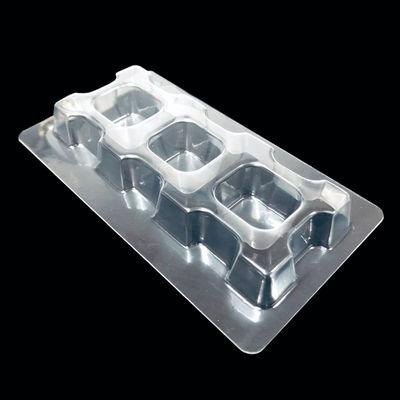 Customized Face Seal Blister for Electronic Components Class 100 PET Plastic Packaging