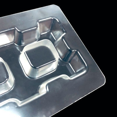 Customized Face Seal Blister for Electronic Components Class 100 PET Plastic Packaging
