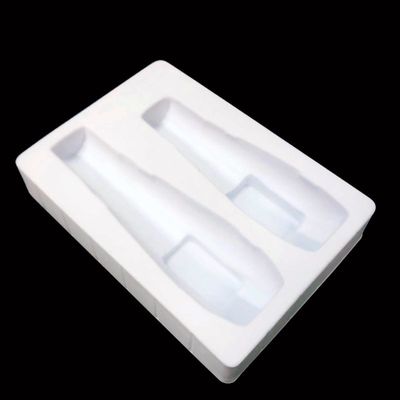 Custom White PVC Flocking Box MOQ 10000 PCs for Customized Packaging of Skin Care Set